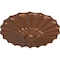 Ekena Millwork Shakuras Ceiling Medallion (Fits Canopies up to 1 3/8"), Hnd-Painted Polished Copper, 9"OD x 1 3/8"P CM09SHPOS - alternate 3